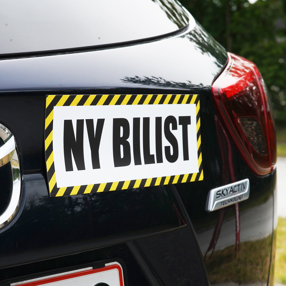 NY FÖRARE #1 - magnetskylt för bil