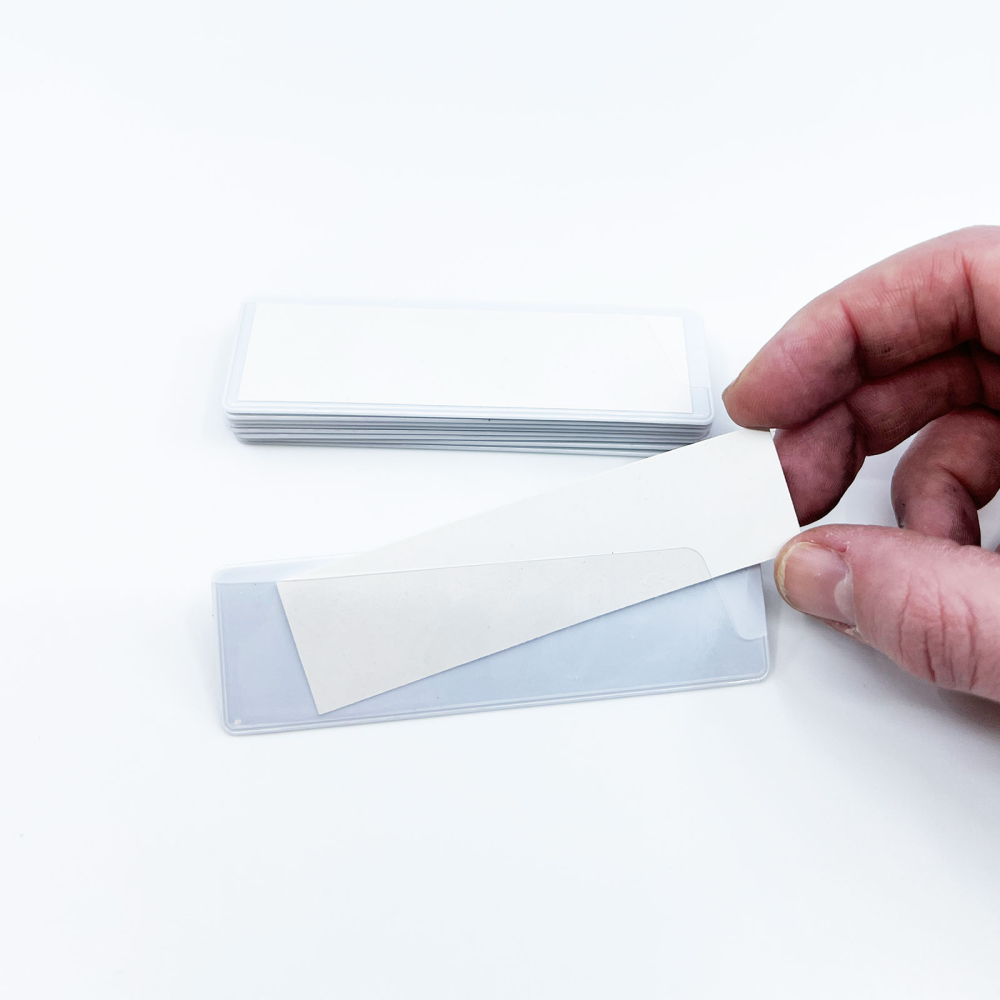 Magnetfickor, Vit 10x3 cm (10-pack)