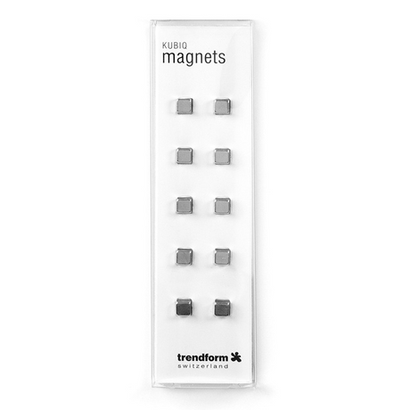 CUBE mini supermagneter 5x5x5 mm, 10-pack silver