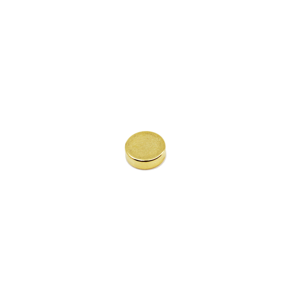 Supermagnet 5x2 mm, Guld