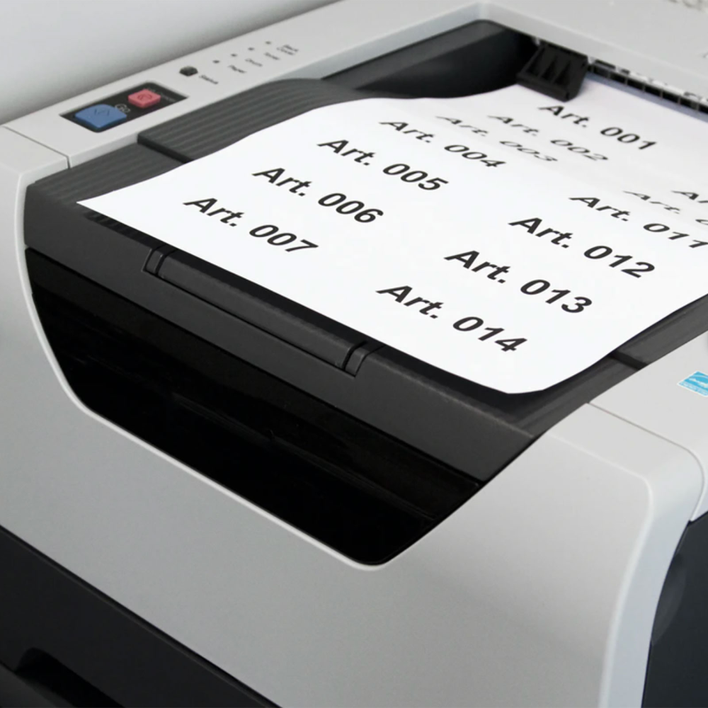 Insatser för c-profiler, 10 ark (skriv ut själv) storlek 100x40 mm