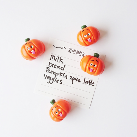 PUMPKIN magneter, 4 st - kylskåpsmagneter