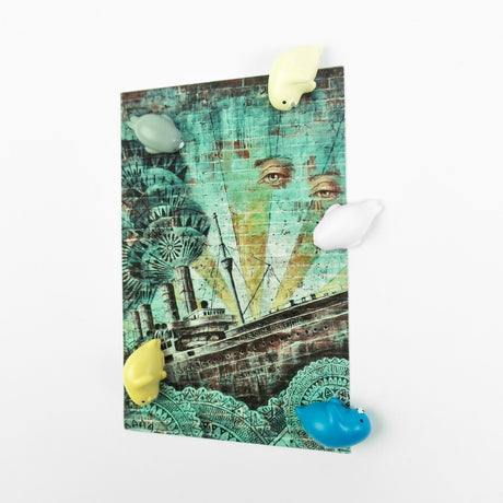 ROBBY magneter, 5-pack - kylskåpsmagneter