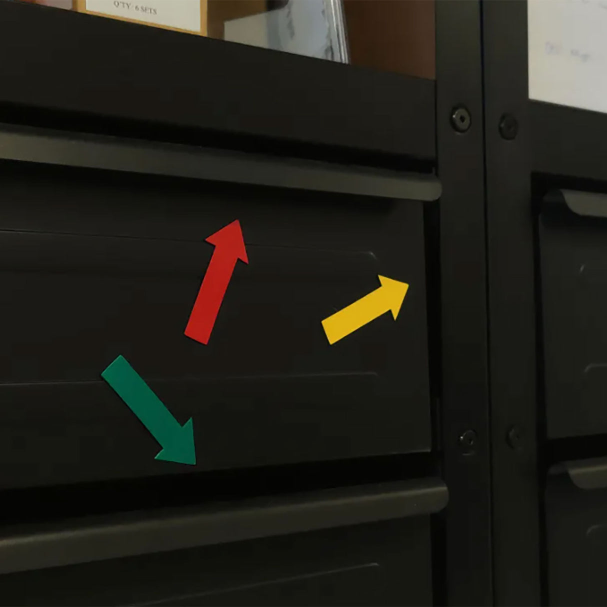 Färgade pilar MIX 7x3 cm (3-pack) - magnetisk folie