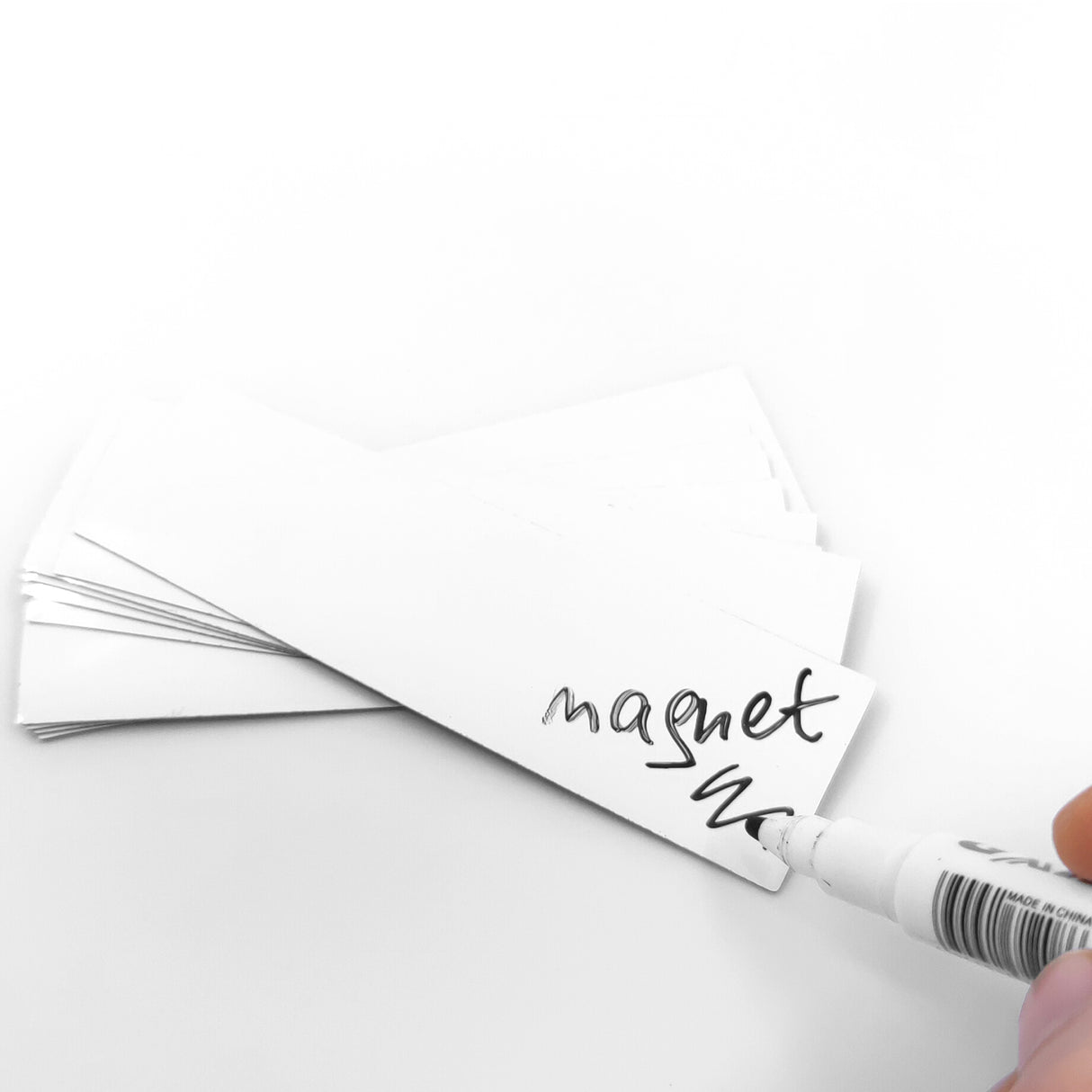 MagNotes 10x3 cm (12 st) - Vit