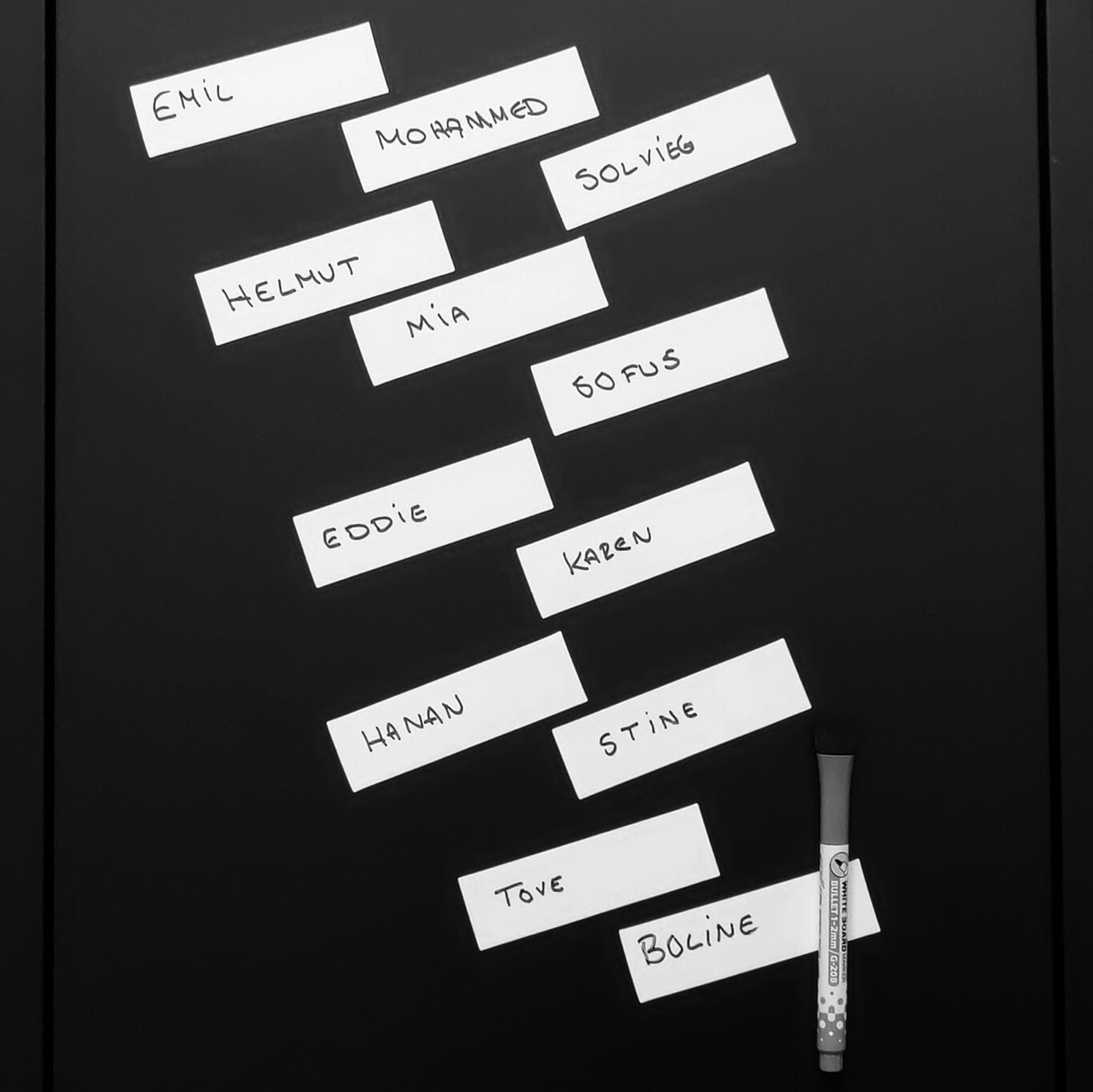 MagNotes 10x3 cm (12 st) - Vit