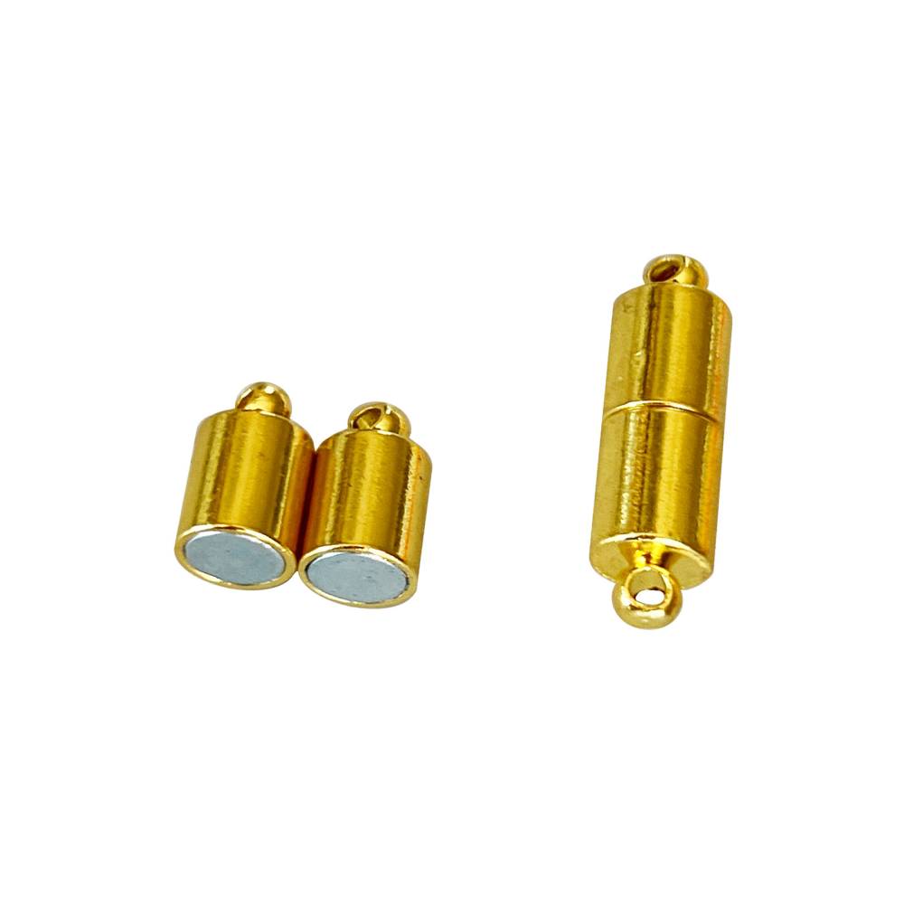Magnetlås för smycken 20x6 mm, Guld (medium)