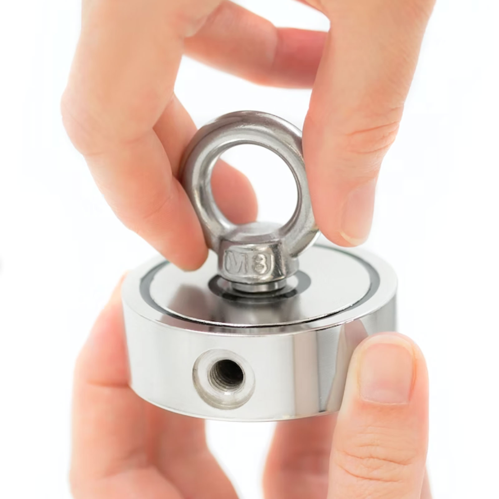 Magnetisk fiske, set med krok och lina (100 kg)