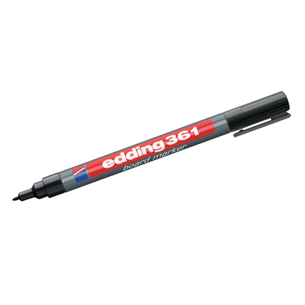 Edding Boardmarker 361, Svart (1 mm)