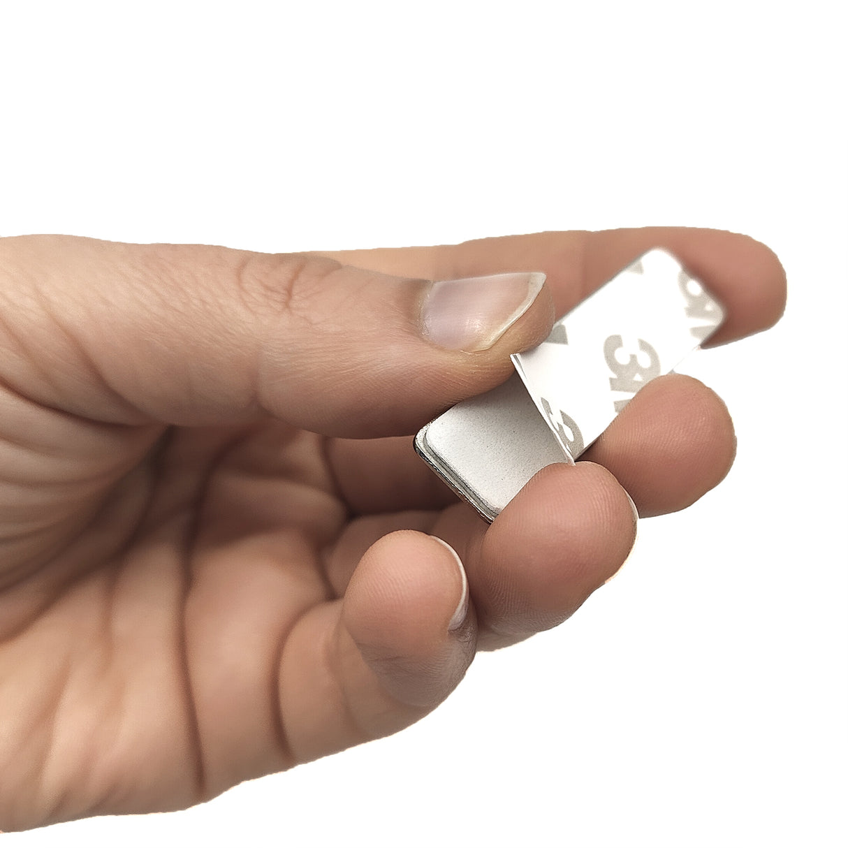 Extra stålbitar för namnskyltar (självhäftande), 10-pack