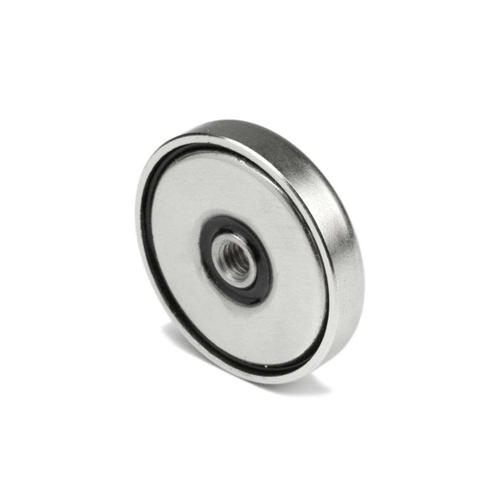 Magnet m. invändig gänga, Ø48 mm