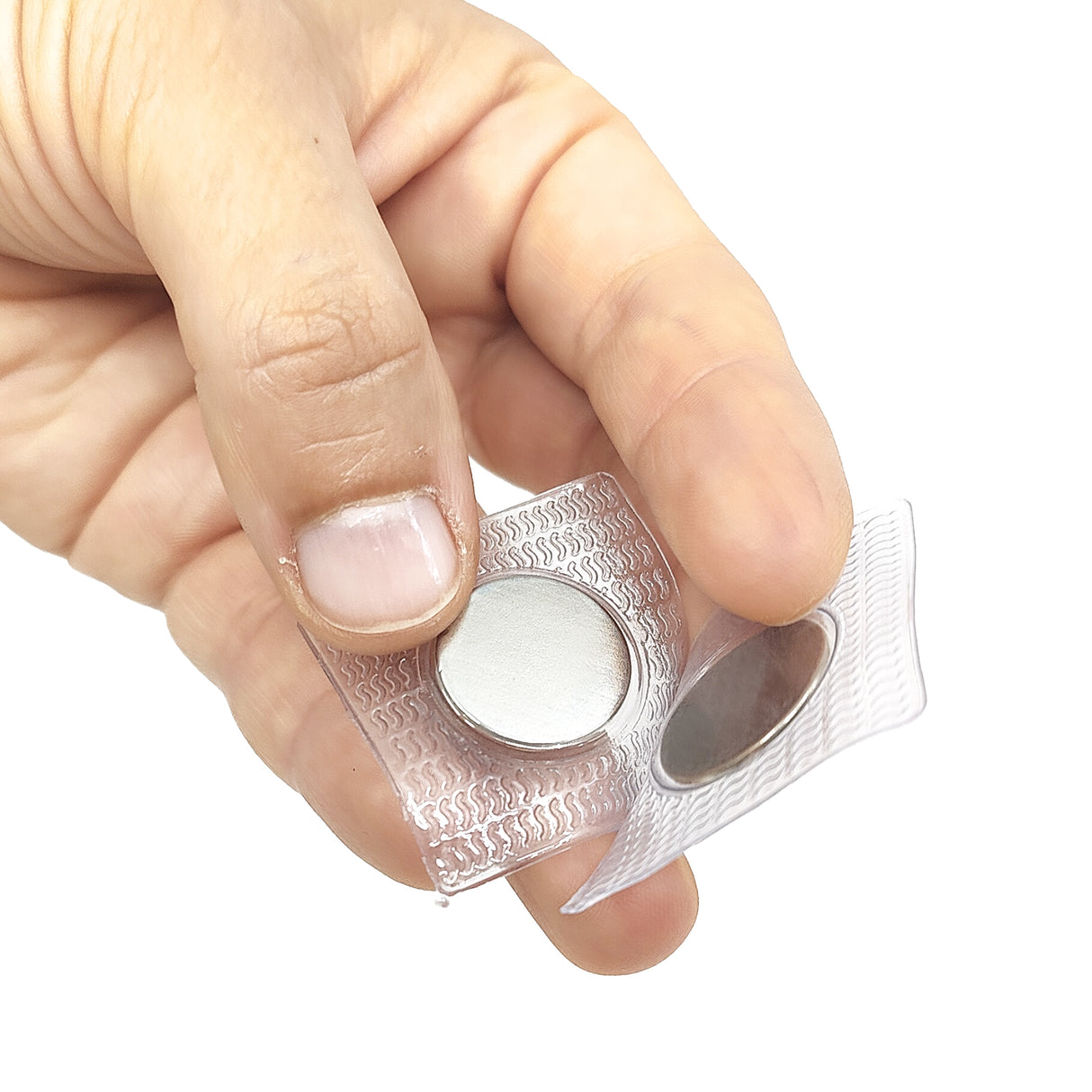 Sy-i magneter 18x2 mm kvadrat, 2 st