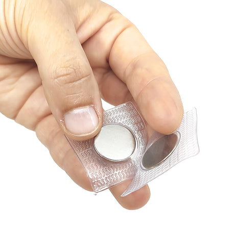 Sy-i magneter 18x2 mm kvadrat, 2 st