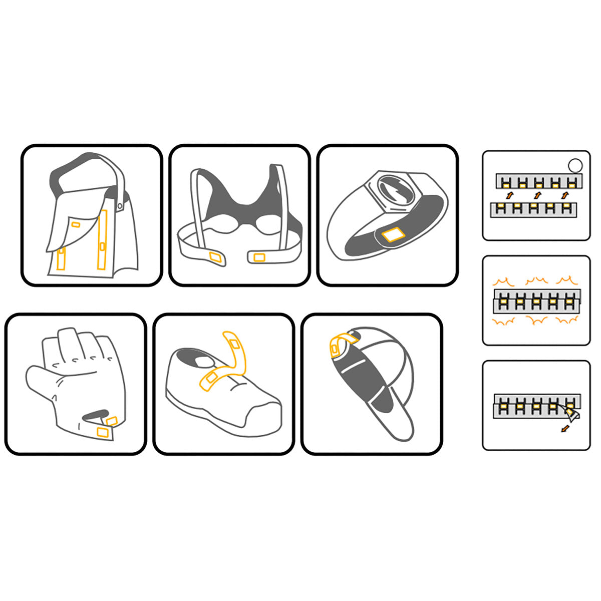 Magnetisk dragkedja ZC-02 (säljs per meter)