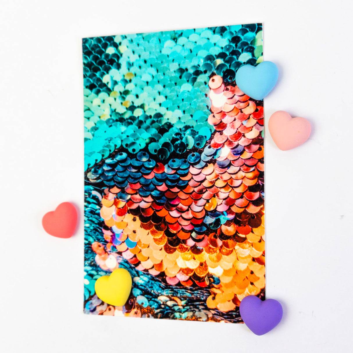 Hjärtamagneter, 5 st - kylskåpsmagneter