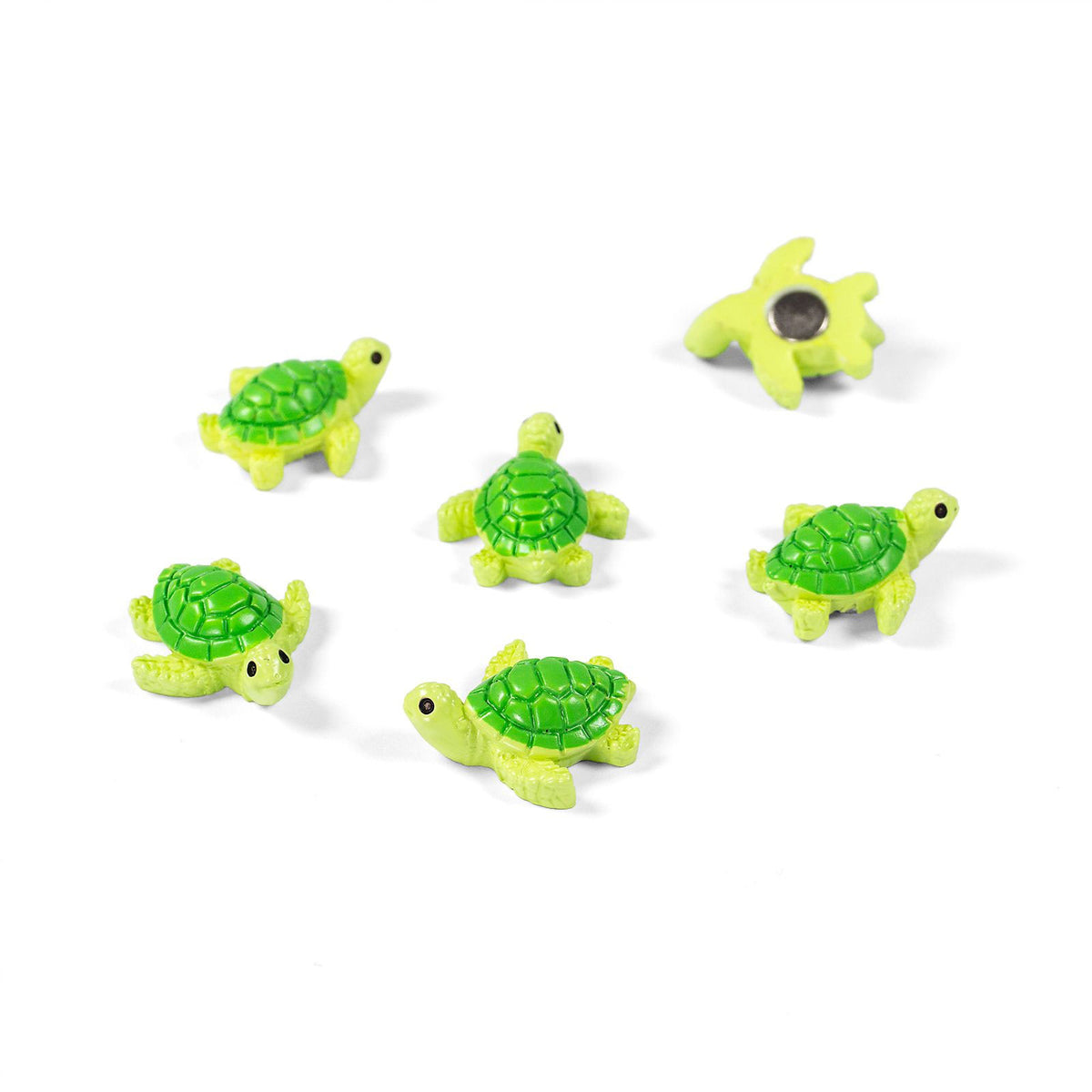 Søde baby skildpadde magneter fra Trendform, håndmalet i kunsttræ