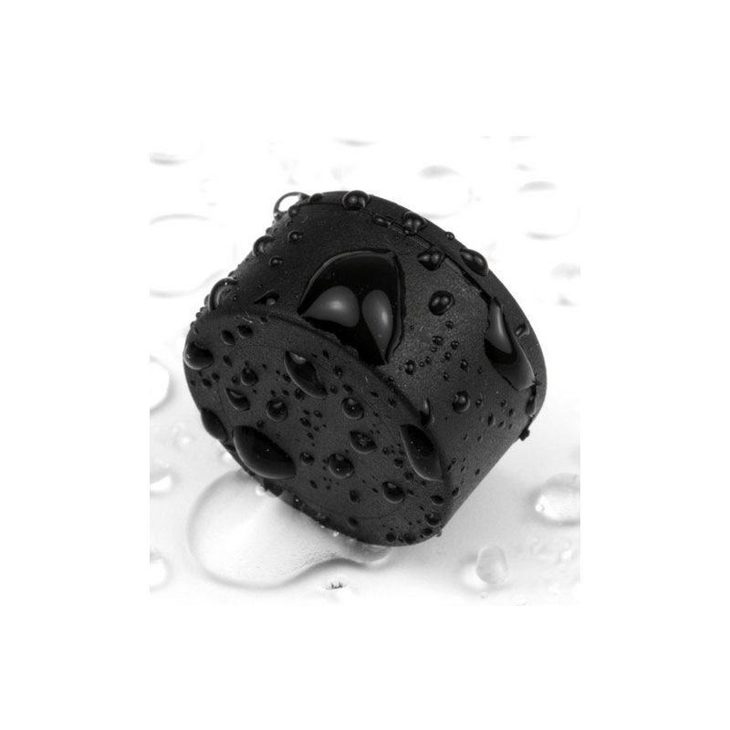 Gummimagnet Svart, 17x9 mm