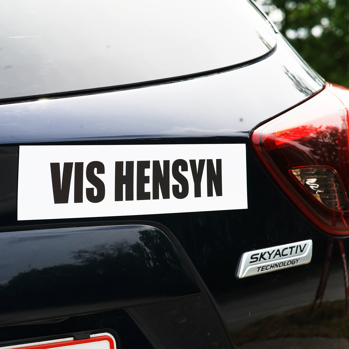 VISA HENSYN - magnetskylt för bil