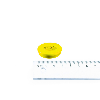 Legamaster magnet gul ø30 mm.