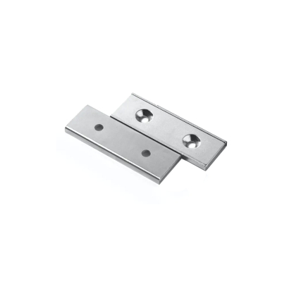 Magneterna säljs styckvis - neodymium på ena sidan och metallkopp på andra sidan - storlek 60x20x4 mm