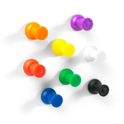 PINPIN magneter från Magnordic - trendy magnetiska stift i 10 olika färger