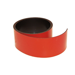 Magnetband röd 40 mm. x 1 meter