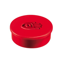Legamaster magnet röd ø35 mm.