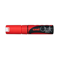 Röd chalk marker 8 mm. XL från Uni