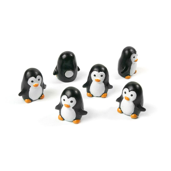 6-pack magnetiska pingviner från Trendform.