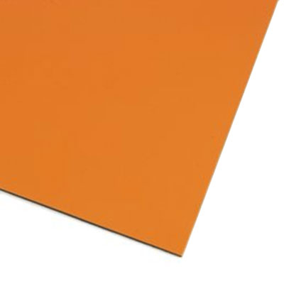Orange färgad magnetark av magnetfolie A4