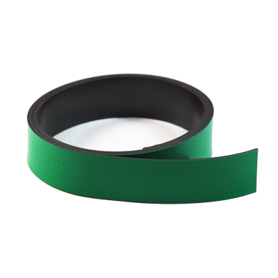 Grönt magnetband 20 mm. x 1 meter