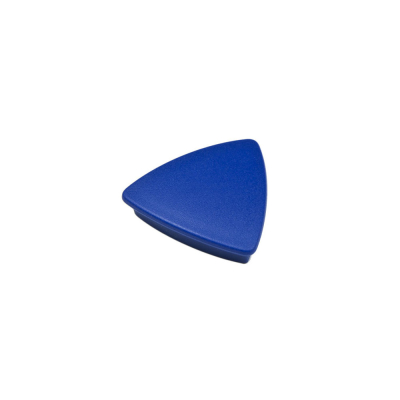 Blå kontorsmagnet triangel