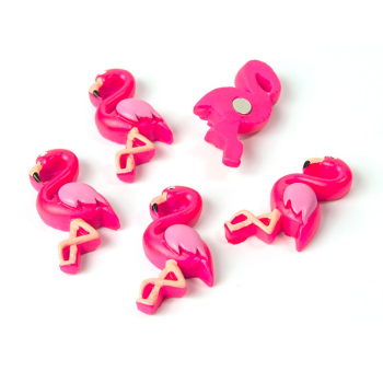 Trendform Pink Flamingo kylskåpsmagneter.