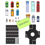 Trafikskolemagneter - Samlingspack XL (23 st) - UTSLIPPET