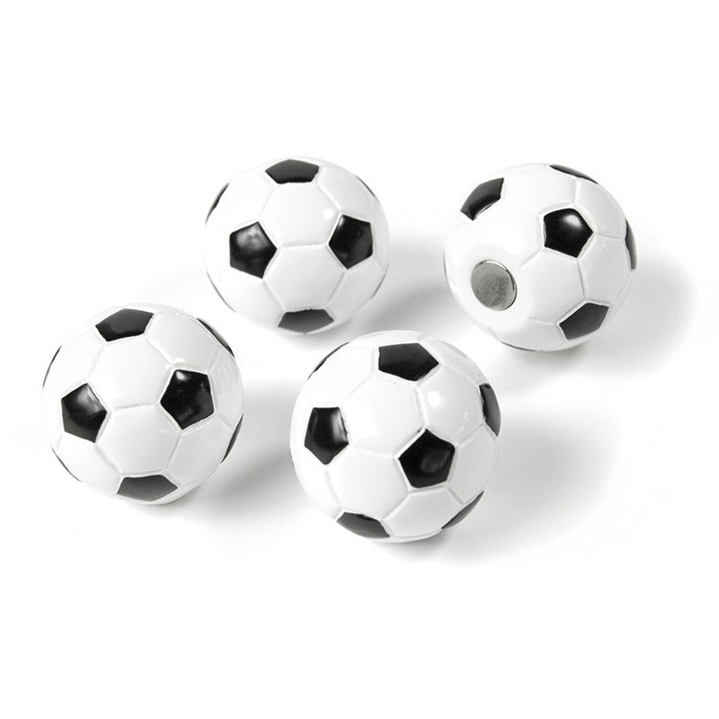 Fotbollsmagneter, 4 st - Sportsmagneter