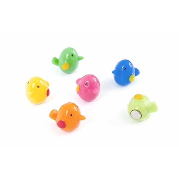 BIRD Fåglar 6 st - kylskåpsmagneter
