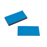 Magnet för lagerhyllor, Blå 8x4 cm.