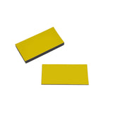 Magnet för lagerhyllor, Gul 8x4 cm.