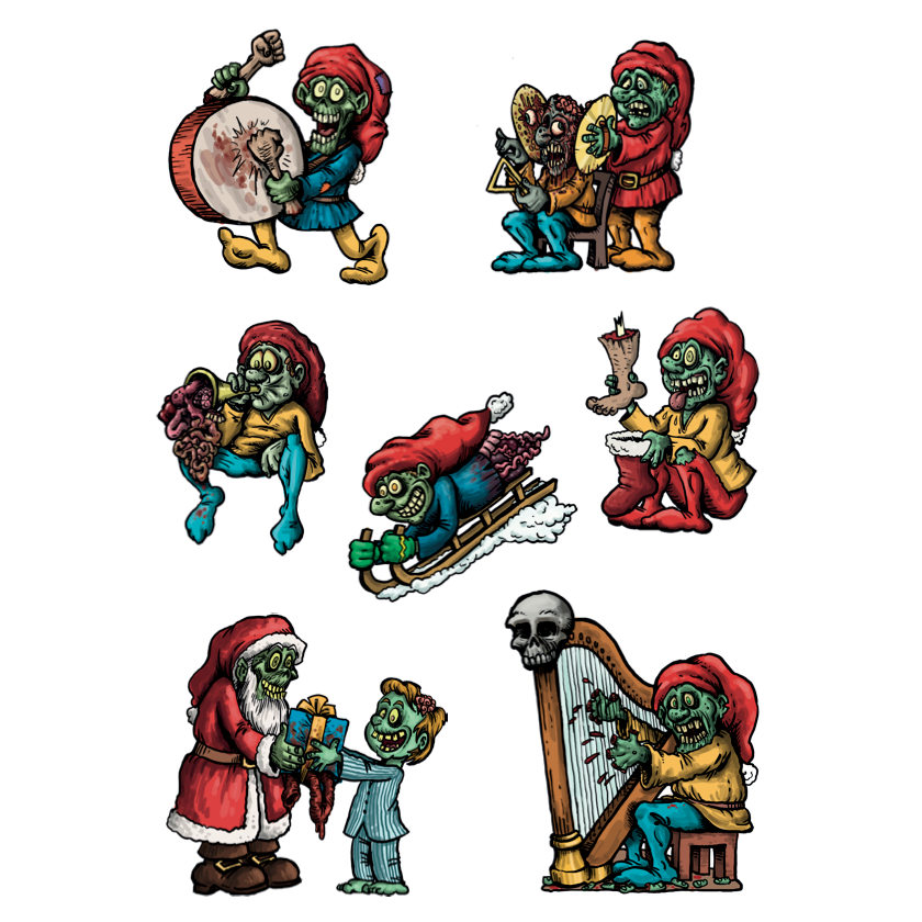 Magnetiska zombie-crawlers
