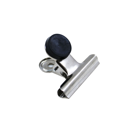 Magnetisk Bulldog Clips, 63 mm. (för glastavlor)