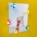 BEACH BALL magneter, 5-pack - kylskåpsmagneter