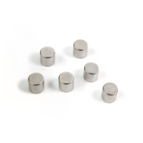BOLT supermagneter 8x8 mm, 6 st silver