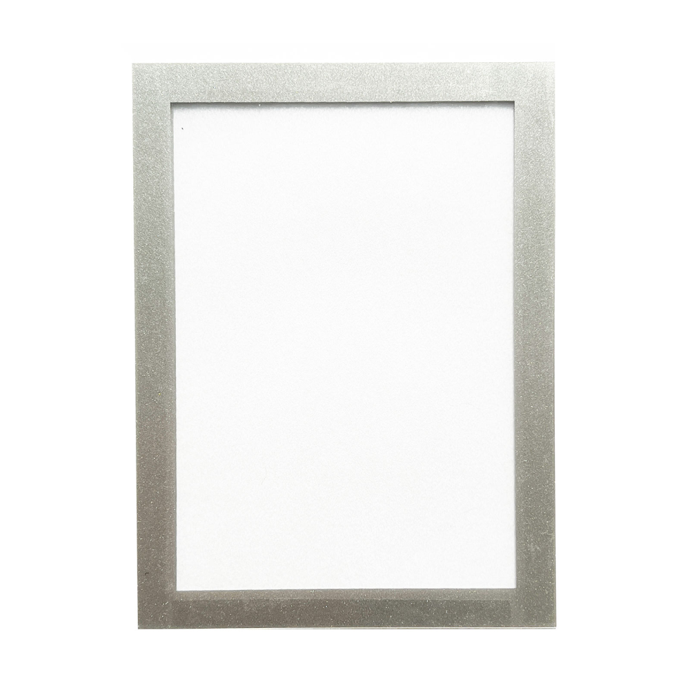 Magnetram fönsterdisplay A4, Silver