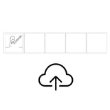 Magnetisk piktogram-paket (4,8 cm) - Designa själv 5-pack