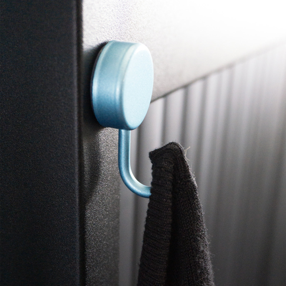PORTA magnetkrokar SKYBLUE, Metall 2 st