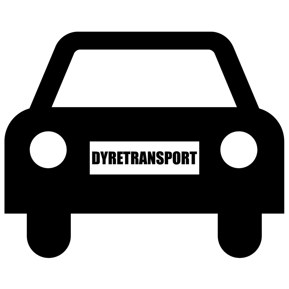 DJURTRANSPORT #2- magnetskylt för bil