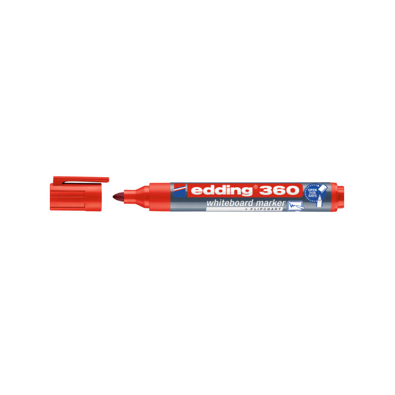 Edding 360 Boardmarker Röd 1,5 - 3 mm.