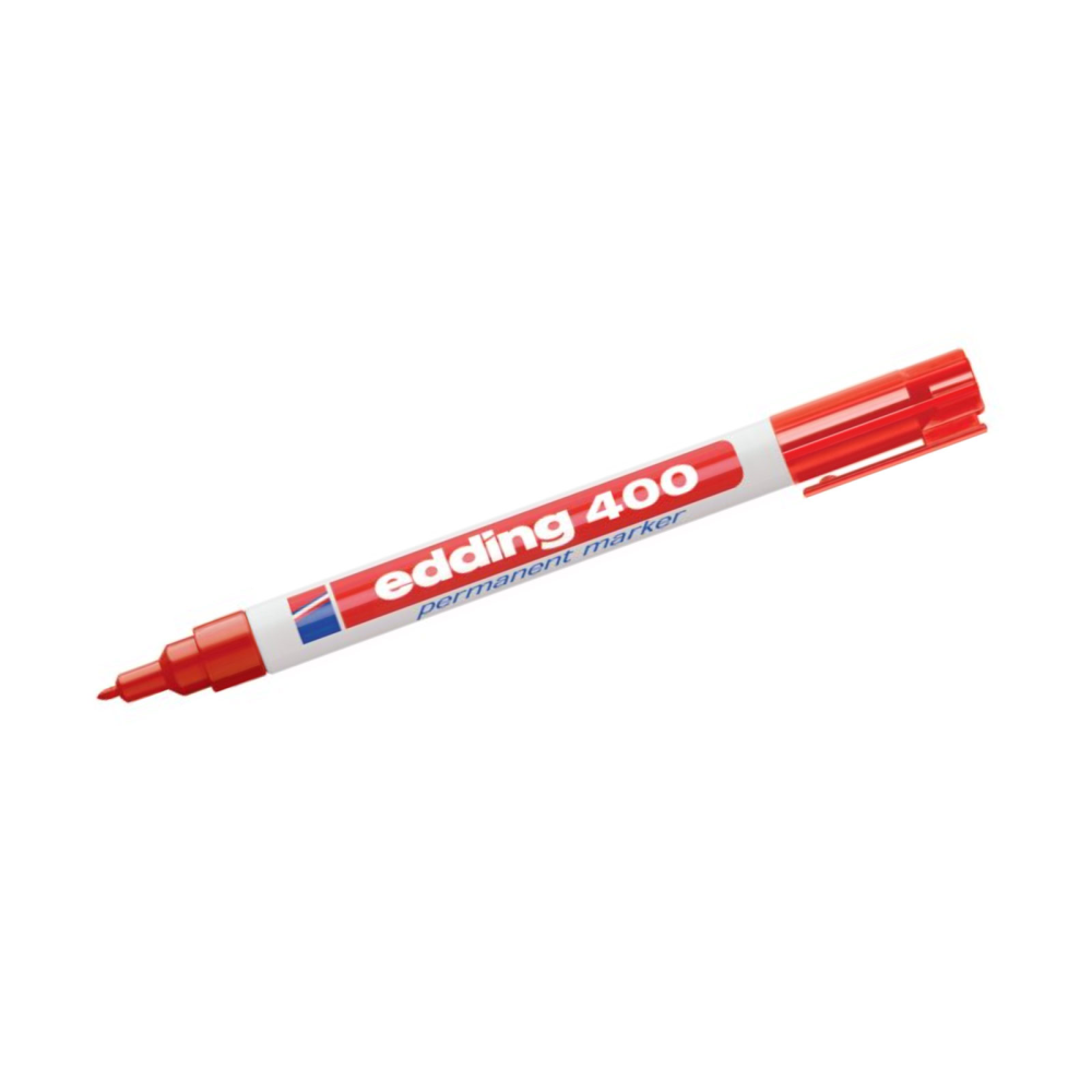 Edding 400 Permanent Marker, Röd (1 mm)