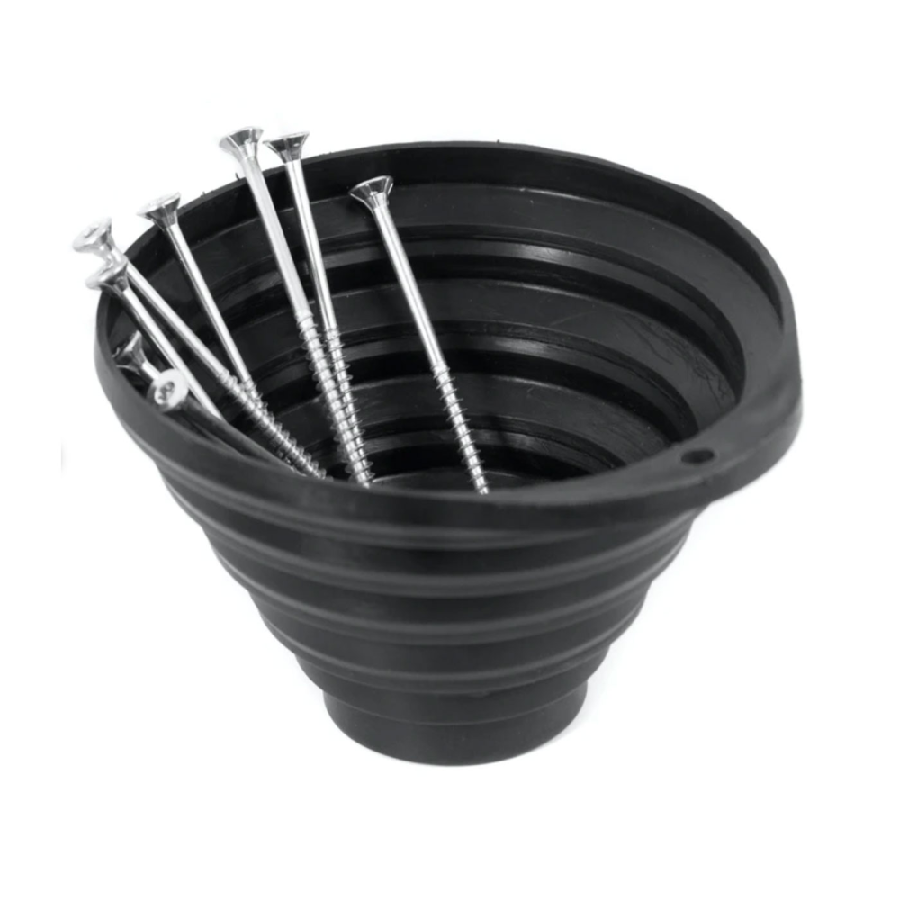 Magnetisk gummiskål för skruv och spik, Ø135 mm