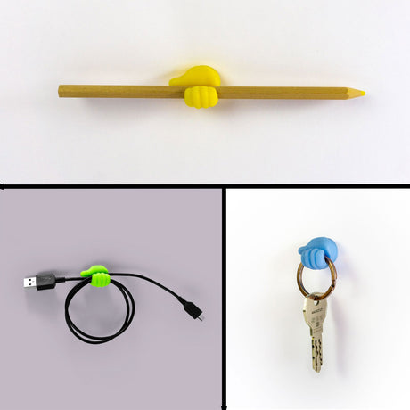 HANDY (mix) magneter, 4-pack - kylskåpsmagneter